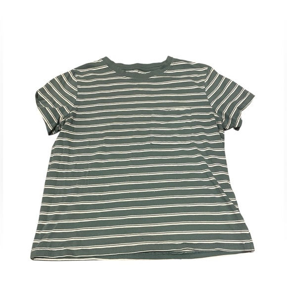 Arizona Jean Company Tops - Arizona Striped Green & White Junior Girls T-Shirt Size Small GUC